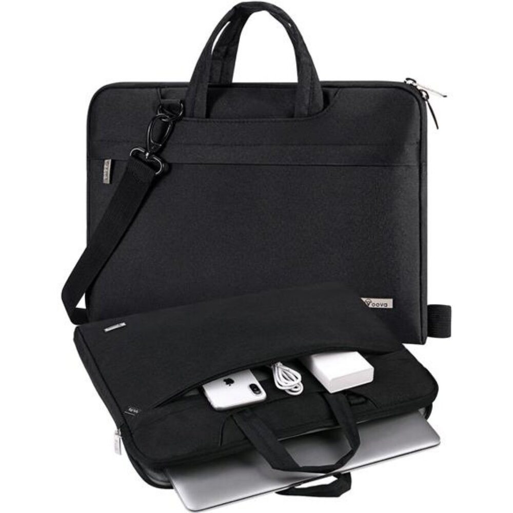 Laptop Bag 17 17.3 inch with Shoulder Strap & Handle, Waterproof Laptop Case
